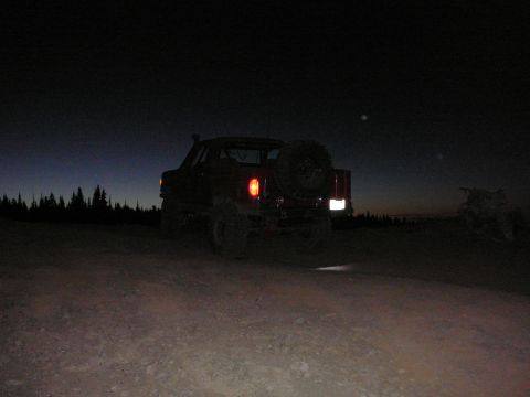 1991 Ford Bronco - Cool shot of John's Bronco on top of the Moon Rocks