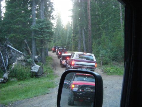2005 Jeep Wrangler - Getting ready for the Wagon Trail run.