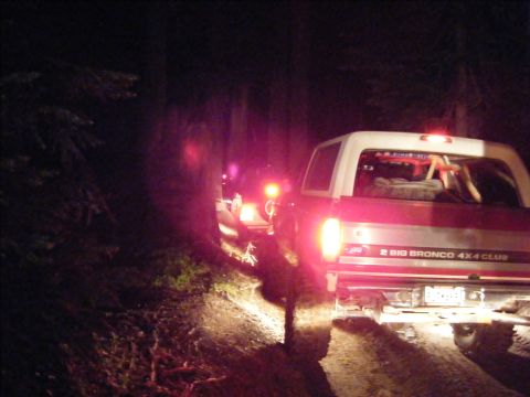 2005 Jeep Wrangler - One of the breaks we had on the trails