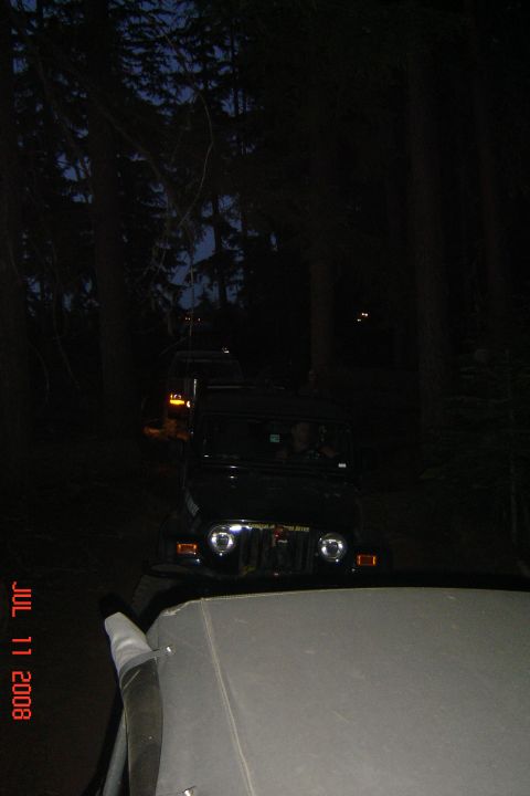1978 Ford Bronco - Stoppin as some rigs were getting warm towards the back