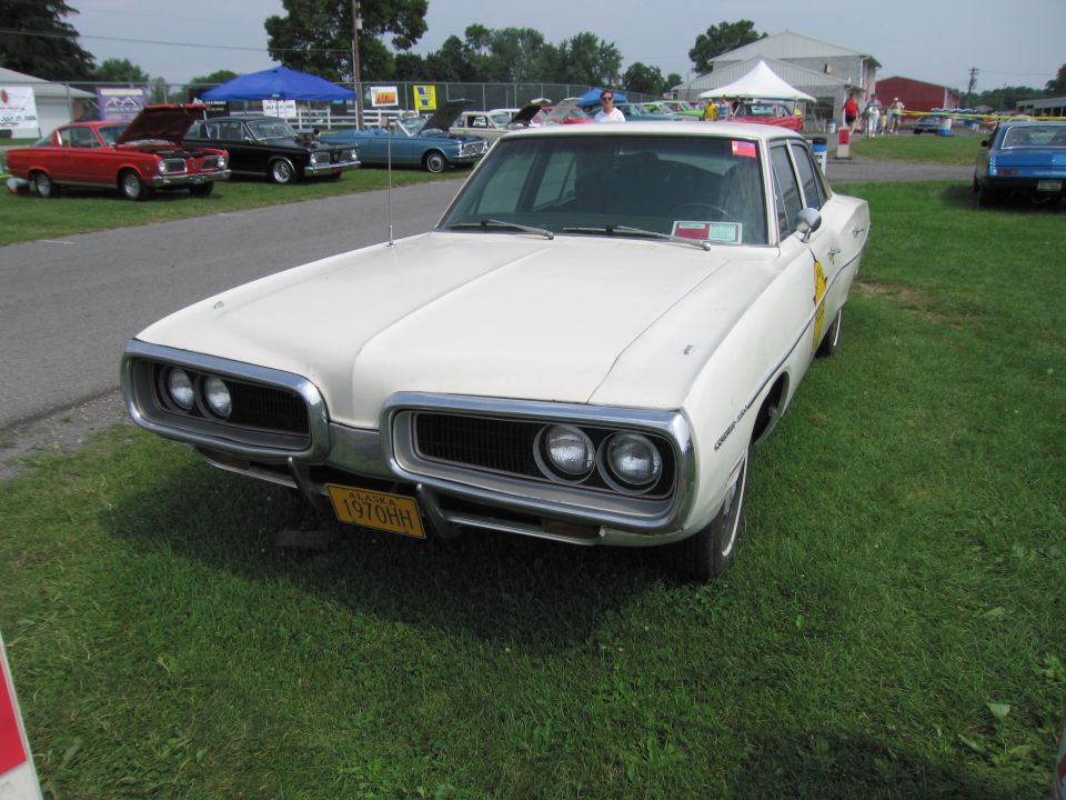 1970 Dodge Coronet sedan with a yellow Alaska license plate
