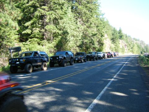 2005 Jeep Wrangler - A group shot before heading up to the Rocks!