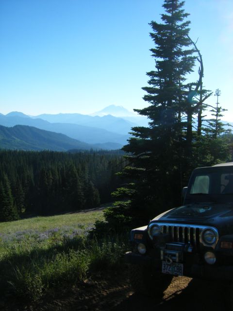 2005 Jeep Wrangler - My Jeep with Mt. Rainer in the background