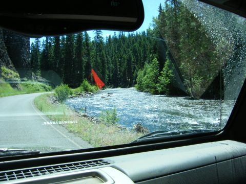 2005 Jeep Wrangler - Leaving Sunday. pic of the Little Naches near camp.