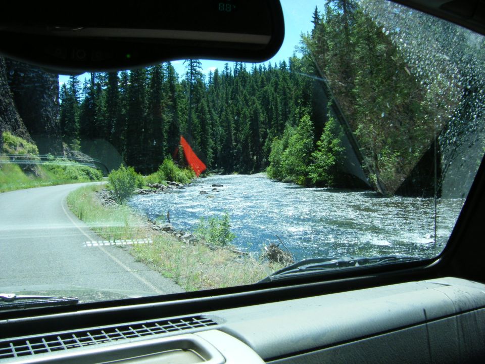 Leaving Sunday. pic of the Little Naches near camp.