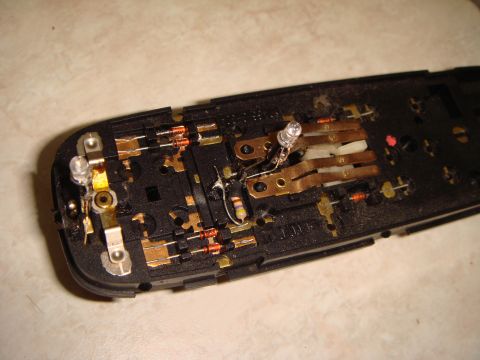 1998 Volvo V70 - Here's how to do the window switch on all but the master. Positive on the left, negative on the right. Cut the old LED wires just under the…