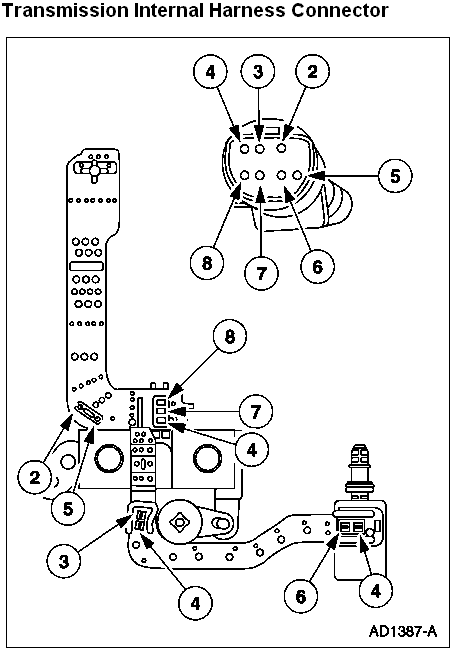 1997 Mercury Cougar - 00 tranny connector