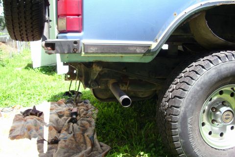 1989 Ford Mustang - trimed fender