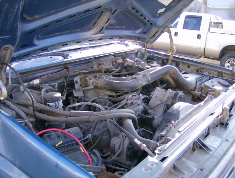1990 Ford Bronco - The 460 in the donor truck
