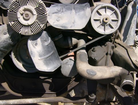 1990 Ford Bronco - Nice surprise... a factory oil filter re-locater.