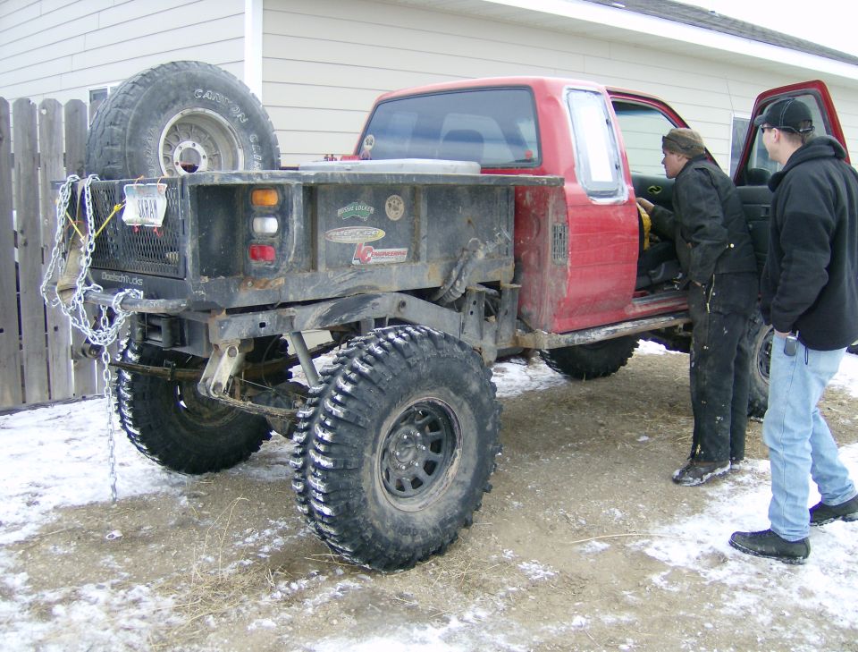 Justin's Toyota.  He's the guy I bought the donor truck from.