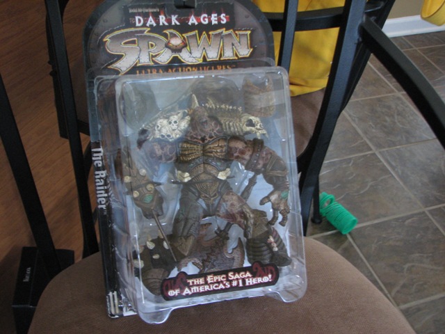 Spawn action figure in dark ages packaging