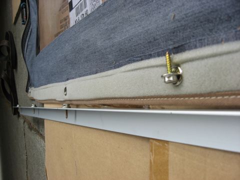 1989 Ford Bronco - Making new rails from parts I got at Ace.