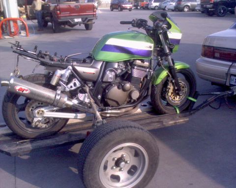 1981 Kawasaki Bayou - as delivered, Jul 08