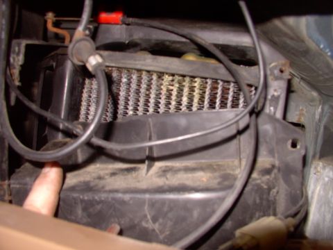 1986 Ford Bronco - Remove cover and get full access to heater core.