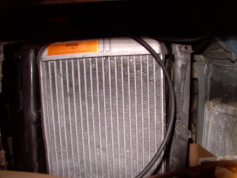 1986 Ford Bronco - New core goes in easily and quickly.