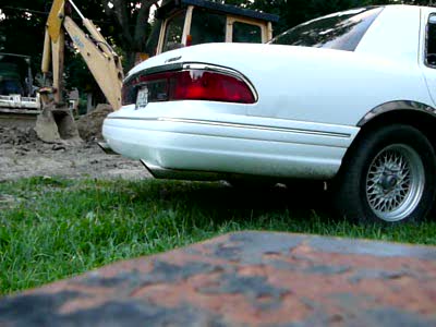 1997 Mercury Grand Marquis - The final exhaust setup. Too quiet for my liking but too bad. I'm done.