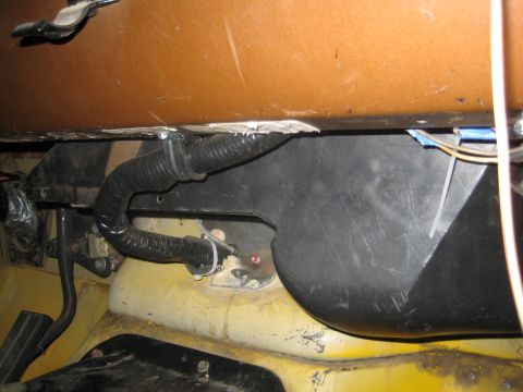 1978 Ford Bronco - Shot of new heater assembly installed