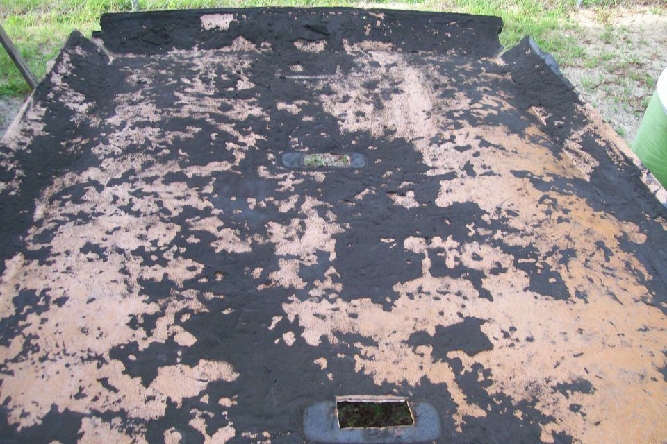 The fabric pulled lose without any problems.
