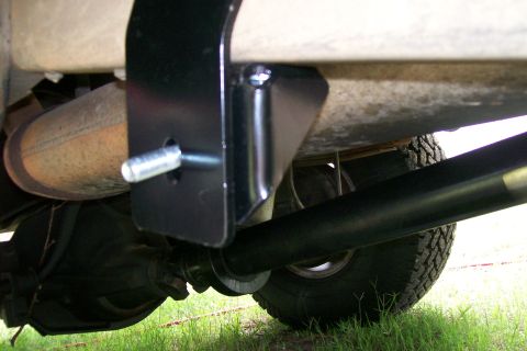 1992 Ford C-350 (Centurion Conversions) - Side shot, so you can see the two brackets.