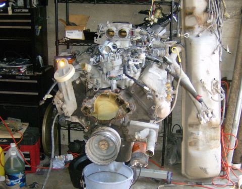1990 Ford Bronco - Starting on the disassembly of the 460.