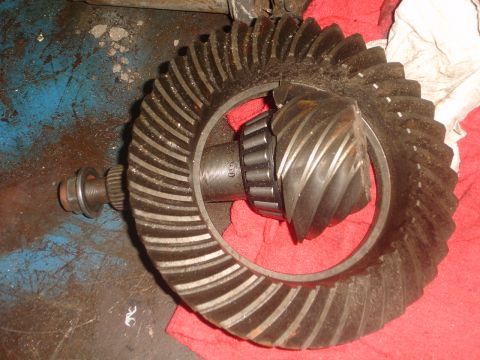 1989 Ford Bronco - Close-up of a differential gear set, likely for a vehicle part.