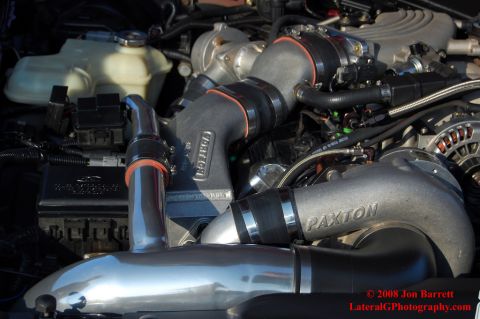 1992 Ford Crown Victoria - Close-up view of an engine compartment, showing multiple components and wiring.