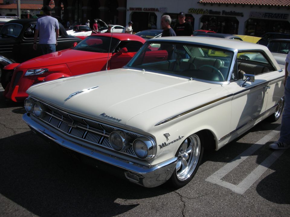White Mercury Marauder hardtop at a street car show