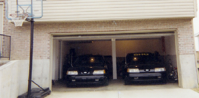 In their stable.