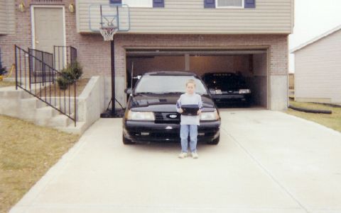 1991 Ford Taurus - Lola w/my son Tanner.