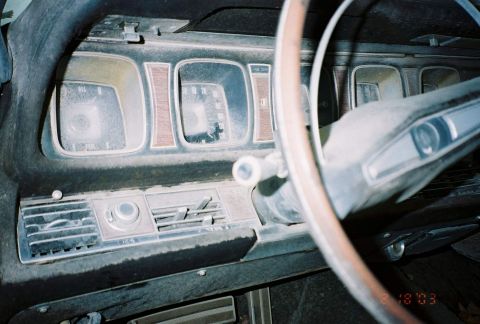 1969 Lincoln III - Upclose dash shot.
