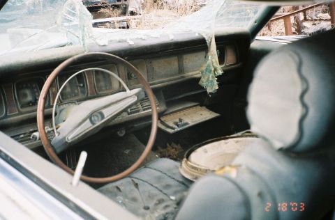 1969 Lincoln III - Inside look from driver's door.