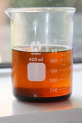 1980 Ford Bronco - Glycerin Separation following reaction (John R, biodieselpictures.com)