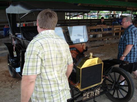1909 Ford Model T - RV Anderson and his brother. We worked on the fuel system of their 1914 touring on Tuesday.