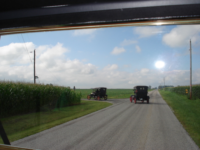 Cruising thru the corn and tobacco fields on Wednesday