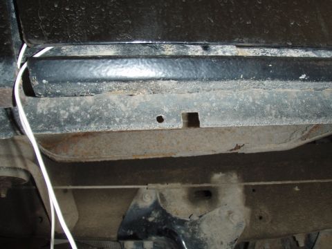 1992 Ford Bronco - drilling the holes for the bolts