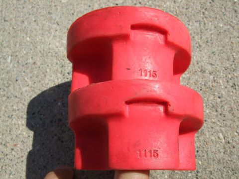 1992 Ford Probe - A close-up shows a red rubber component with the number 1115 visible in two places.