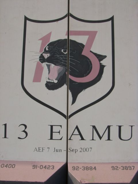 1978 Ford Bronco - A shield graphic with a panther and the text '13 EAMU' is visible, along with dates indicating June to September 2007.
