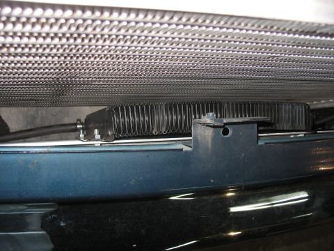 1995 Ford C-350 (Centurion Conversions) - An intercooler is visible beneath the radiator, suggesting an aftermarket modification.