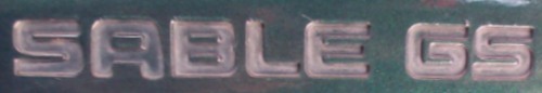 Sable GS cut-out on side trim
