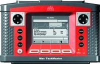 2007 Ford Mustang - A close-up of a Mac TaskMaster diagnostic tool displays engine data on its screen.