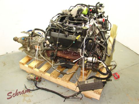 2007 Ford Mustang - This is a disassembled engine and transmission unit, not a complete vehicle.