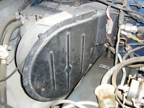 1978 Ford Bronco - This image shows a vehicle's heater box assembly, not a 1978 Ford Bronco.