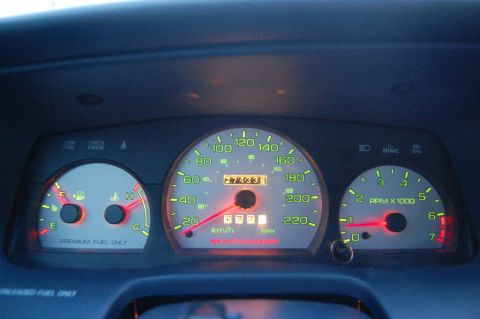1985 Mercury Grand Marquis - The dashboard gauges display "Marauder" and an odometer reading of 274338 miles.