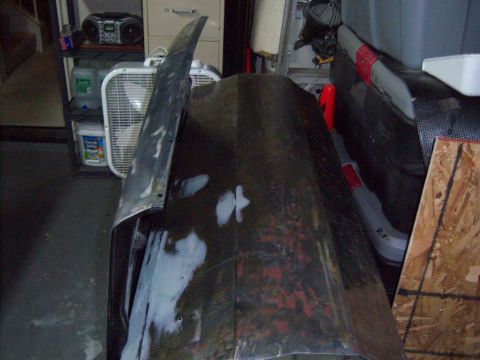 1967 Ford Ranchero - cleaned with PPG DX579 & used TSP wax & grease remover on the panels with filler and oem paint
