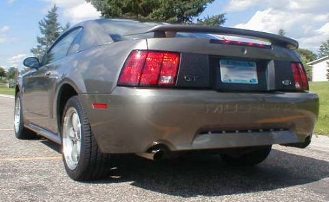 2002 Ford Mustang - Post honeycomb panels install rear