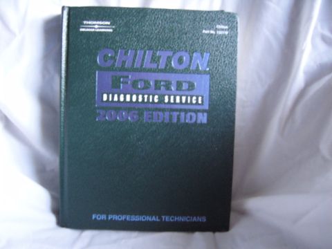 2007 Ford Mustang - Photo of the Chilton Ford Diagnostic Service 2006 Edition professional technician manual cover.