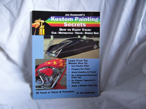 2007 Ford Mustang - Photo of the book cover 'Jon Kosmoski's Kustom Painting Secrets' on automotive custom painting.