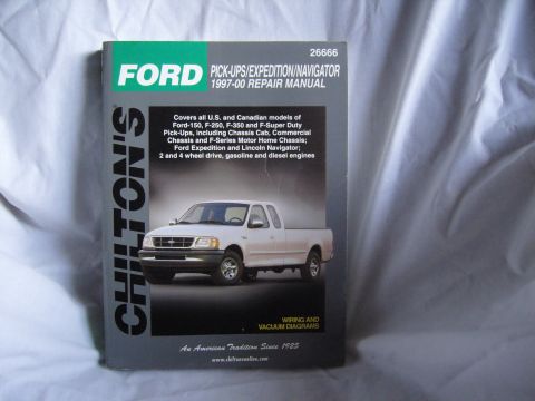 2007 Ford Mustang - Photo of the Chilton Ford Pick-Ups/Expedition/Navigator 1997-00 Repair Manual cover.