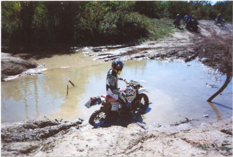 1986 Ford Bronco - This is me stuck in a bogg on my bike.